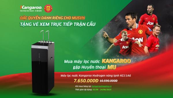 Kangaroo – Nhà Tài Trợ Vàng Lễ Hội Bóng Đá Việt Nam - Vương Quốc Anh 2025 | Ưu đãi HOT dành cho MUSVN